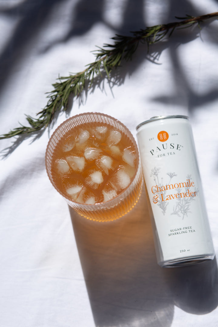 PAUSE for Tea: Chamomile & Lavender Sugar-Free Sparkling Tea