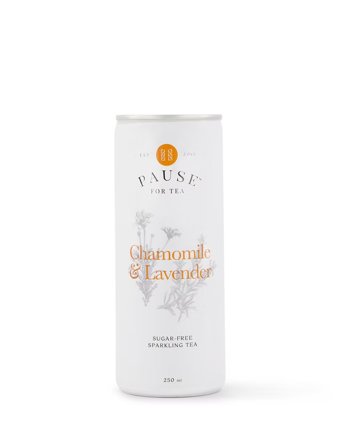 PAUSE for Tea: Chamomile & Lavender Sugar-Free Sparkling Tea