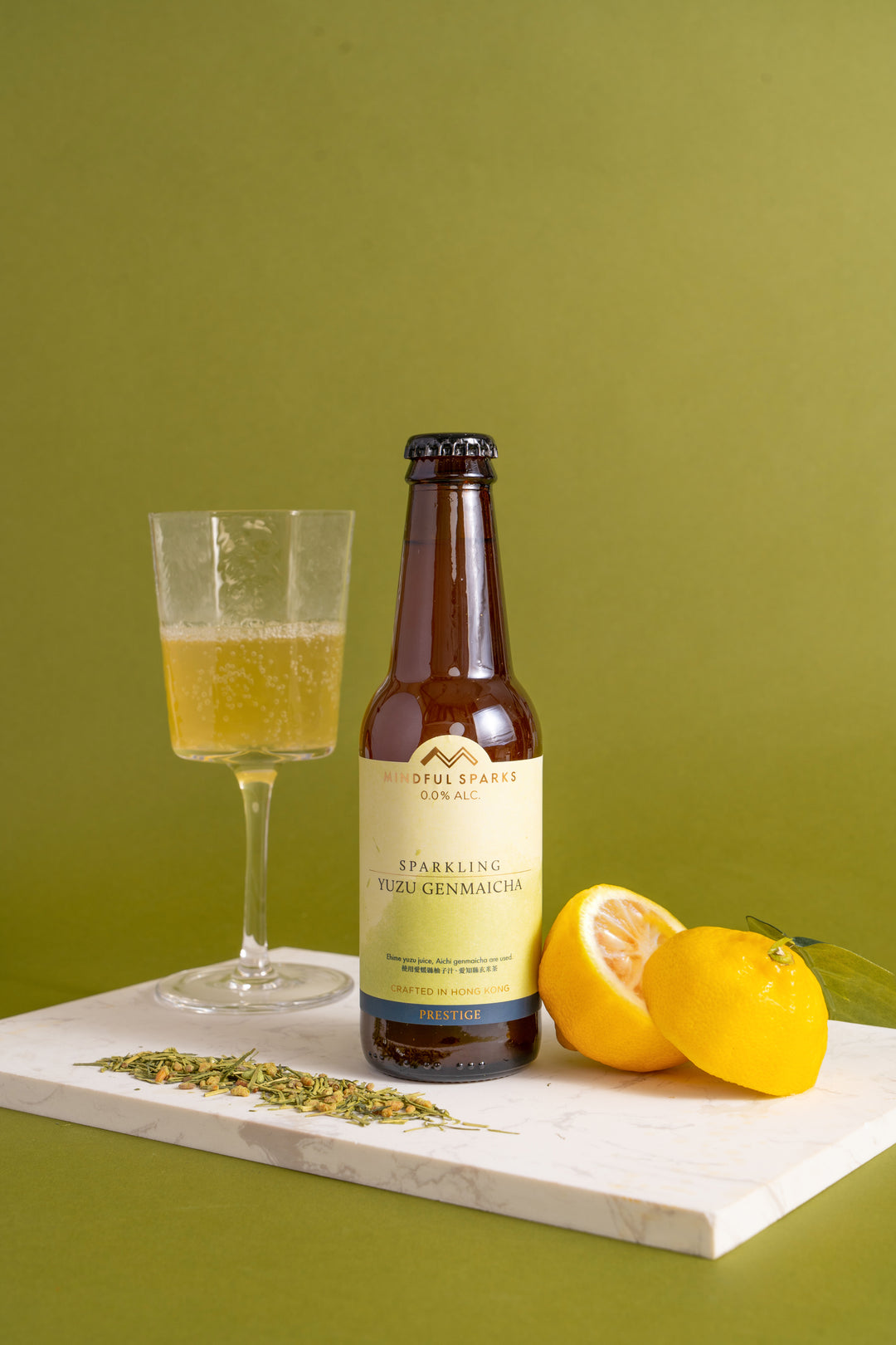 Sparkling Yuzu Genmaicha